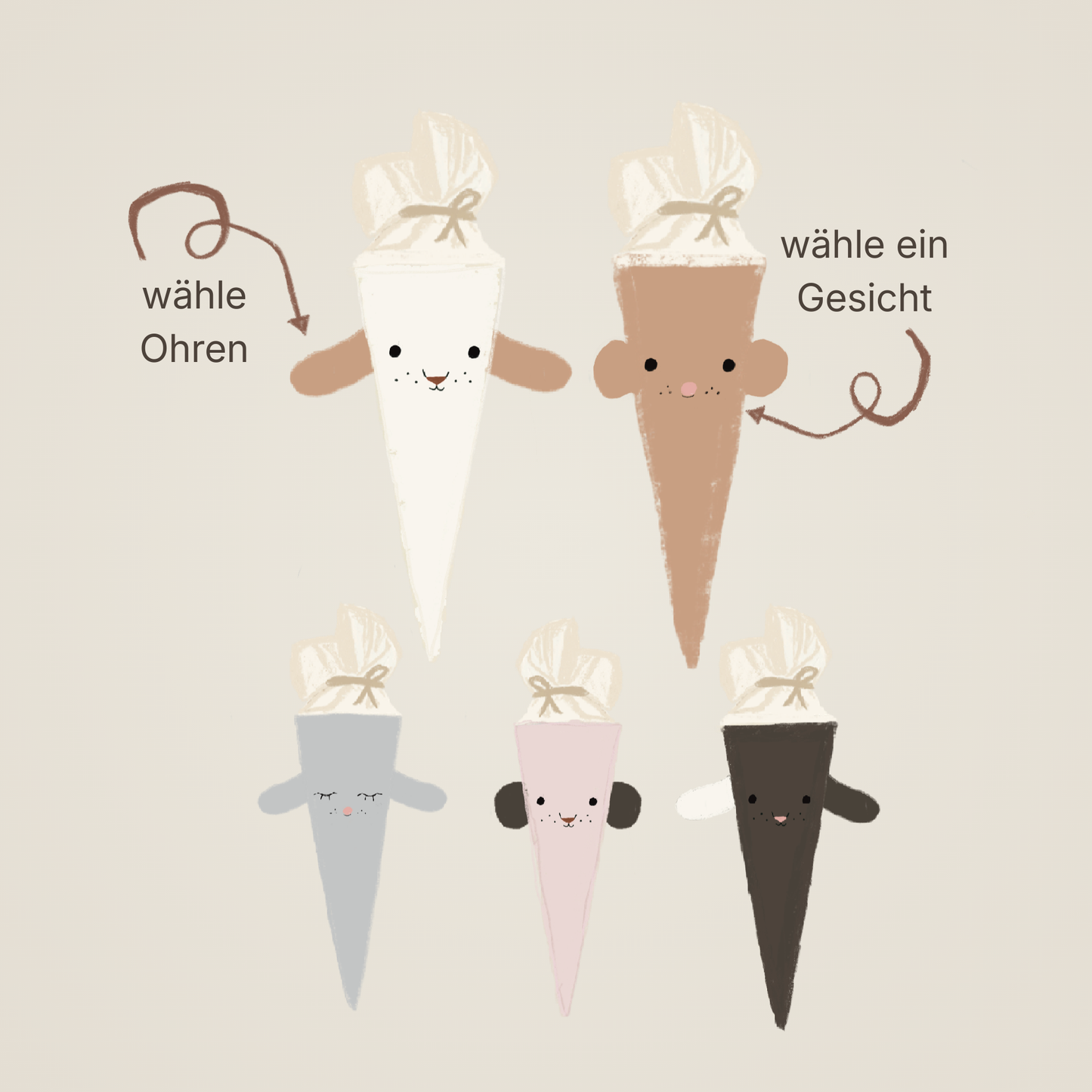 Create your own Freundeschultüte